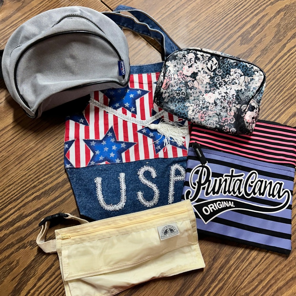 Bulk Travel Bag Lot Unisex OS Multi USA Floral Chicco Punta Cana Excellent